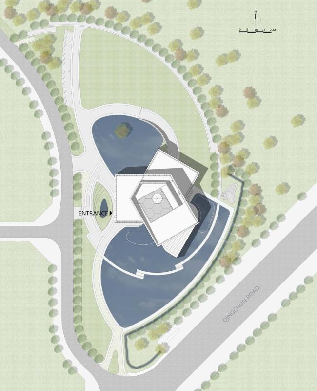 BIM建筑|走马看花，温润剔透：深圳世茂深港国际中间展现馆 / 水石设计