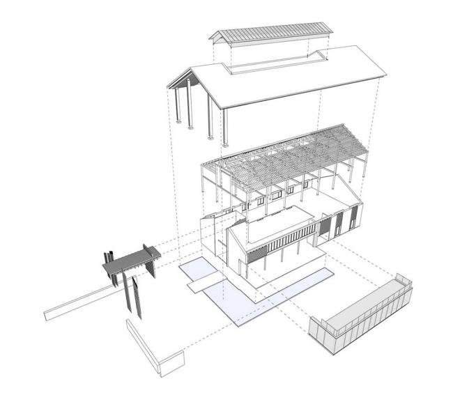 BIM建筑|七鹤山•村落客堂 / 中国美术学院景致建筑设计研讨总院