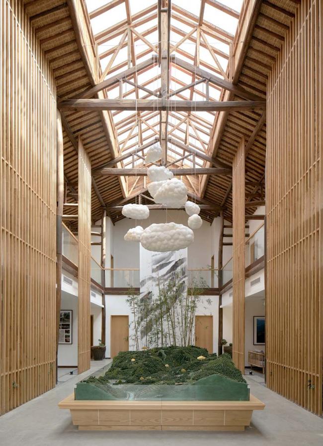 BIM建筑|七鹤山•村落客堂 / 中国美术学院景致建筑设计研讨总院