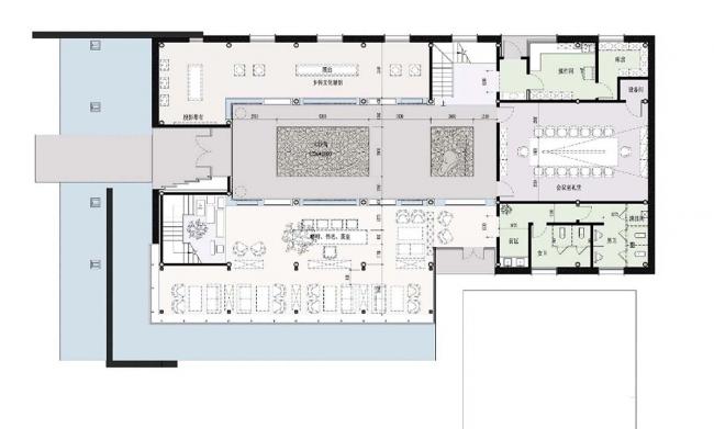 BIM建筑|七鹤山•村落客堂 / 中国美术学院景致建筑设计研讨总院