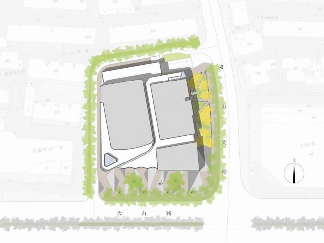 BIM建筑|现代轻透与传统厚重融合的美感：上海虹桥艺术中间 / BAU