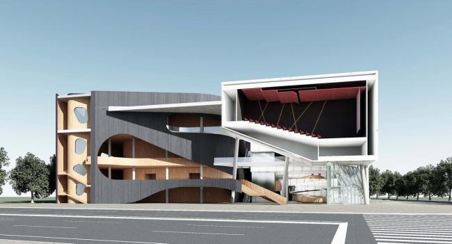 BIM建筑|现代轻透与传统厚重融合的美感：上海虹桥艺术中间 / BAU