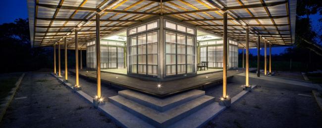 BIM建筑|村落静夜里的一盏路灯：Kaeng Krachan 藏书楼 / Junsekino architects and Design