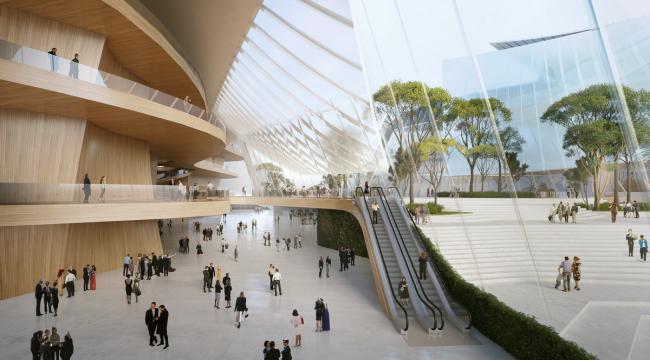 BIM建筑|“一叶轻船”—— MAD博得义乌年夜剧院设计权