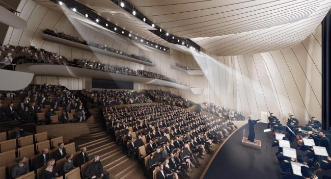 BIM建筑|“一叶轻船”—— MAD博得义乌年夜剧院设计权