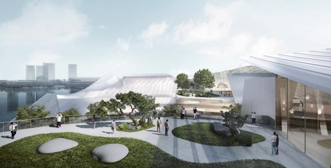 BIM建筑|“一叶轻船”—— MAD博得义乌年夜剧院设计权