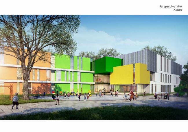 BIM建筑|姑苏太湖新城吴郡幼儿园，江苏姑苏 / 启发设计团体股份有限公司