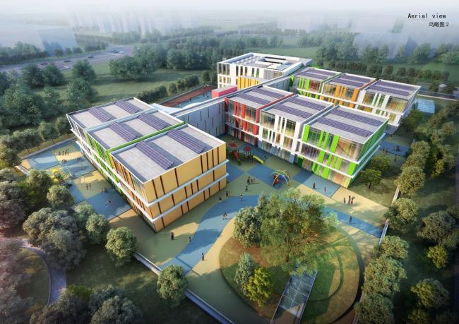 BIM建筑|姑苏太湖新城吴郡幼儿园，江苏姑苏 / 启发设计团体股份有限公司