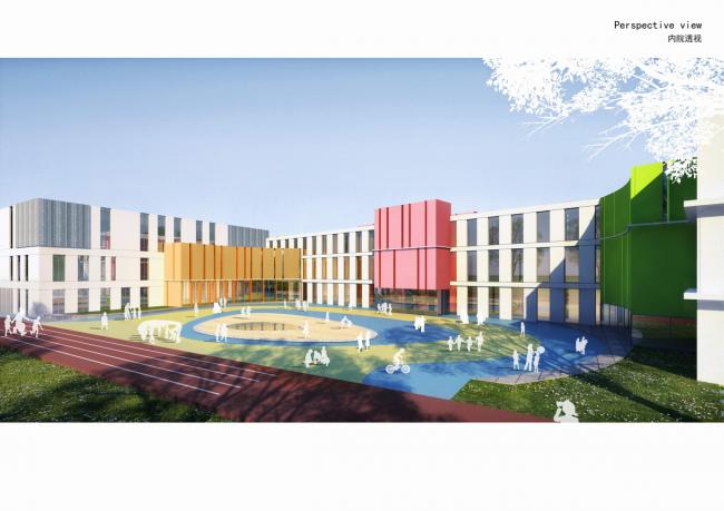 BIM建筑|姑苏太湖新城吴郡幼儿园，江苏姑苏 / 启发设计团体股份有限公司