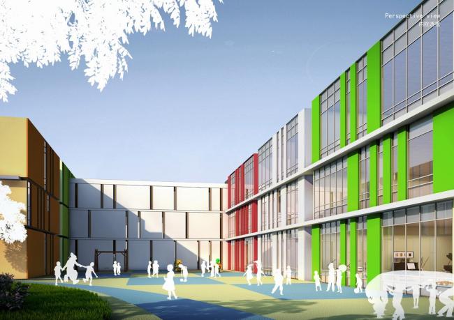 BIM建筑|姑苏太湖新城吴郡幼儿园，江苏姑苏 / 启发设计团体股份有限公司