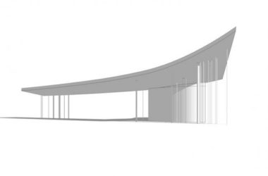 Sketchup素材模型|入口大门，现代风格-BIM建筑网