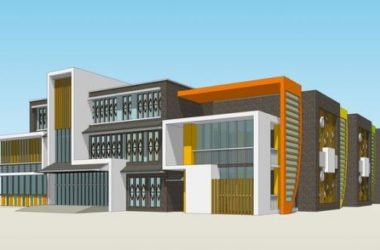 Sketchup学校模型|幼儿园，学校，教育建筑，现代风格-BIM建筑网