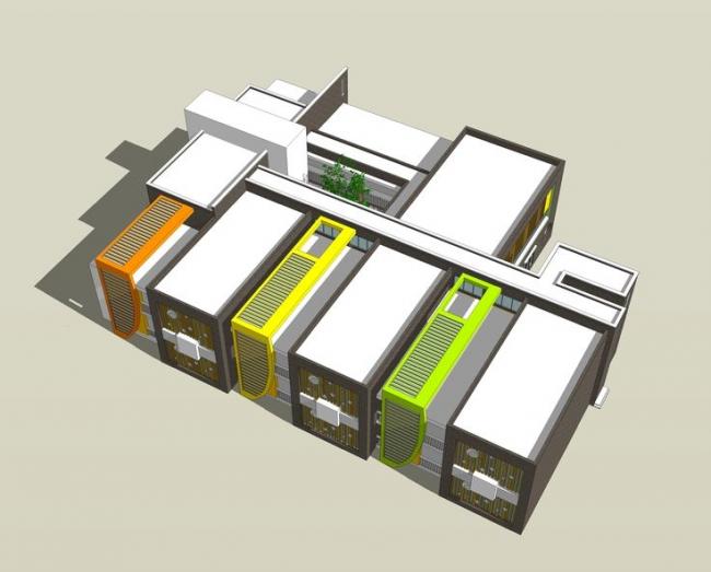 Sketchup学校模型|幼儿园，学校，教育建筑，现代风格
