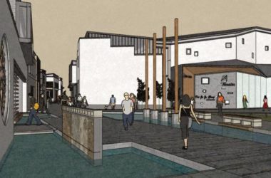 Sketchup商业模型|商业街，新中式风格-BIM建筑网