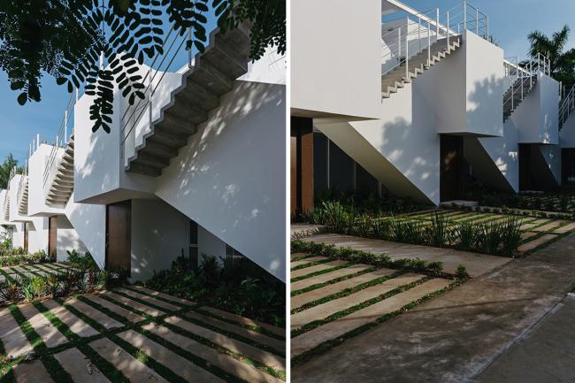 BIM建筑|索纳塔室第，应用楼梯打造交叉的公共及私家空间 / Arkham Projects