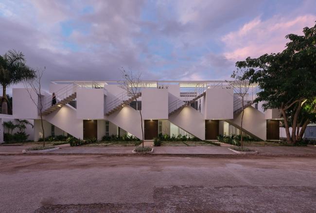 BIM建筑|索纳塔室第，应用楼梯打造交叉的公共及私家空间 / Arkham Projects