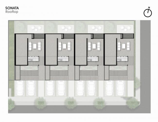 BIM建筑|索纳塔室第，应用楼梯打造交叉的公共及私家空间 / Arkham Projects