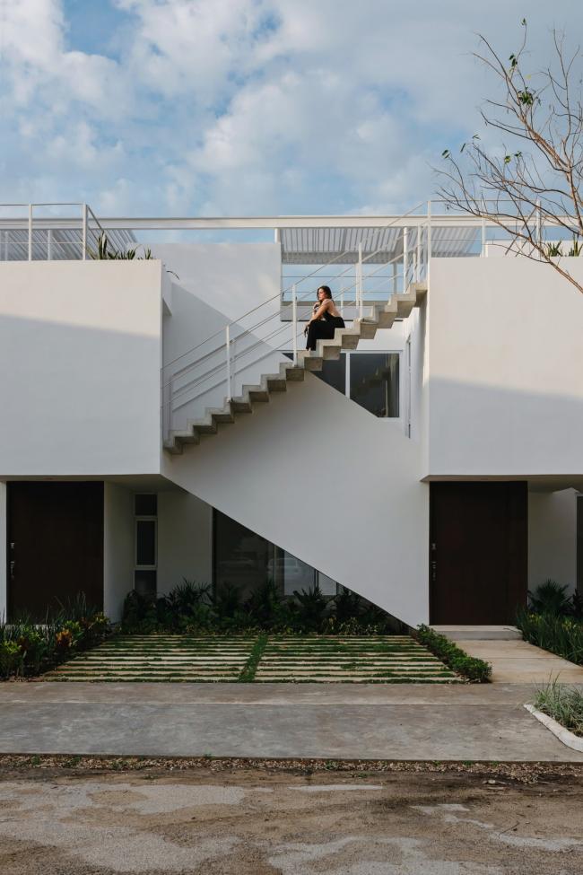 BIM建筑|索纳塔室第，应用楼梯打造交叉的公共及私家空间 / Arkham Projects