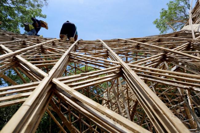 BIM建筑|Luum寺，竹参数化下的天然之美 / CO-LAB Design Office