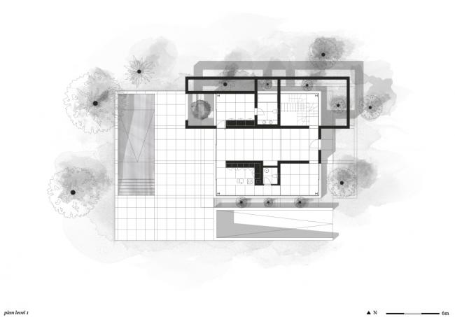 BIM建筑|五个平台和一个花圃 / corpo atelier