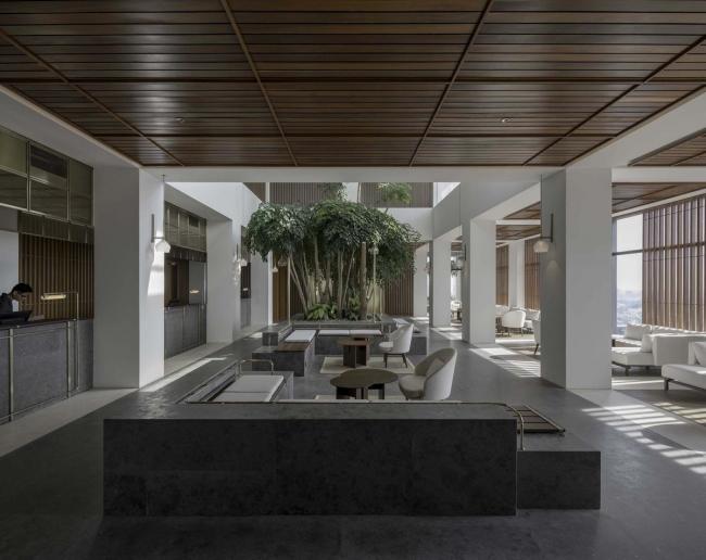 BIM建筑|吉隆坡阿丽拉孟沙酒店，内嵌的天井 / 如恩设计研讨室