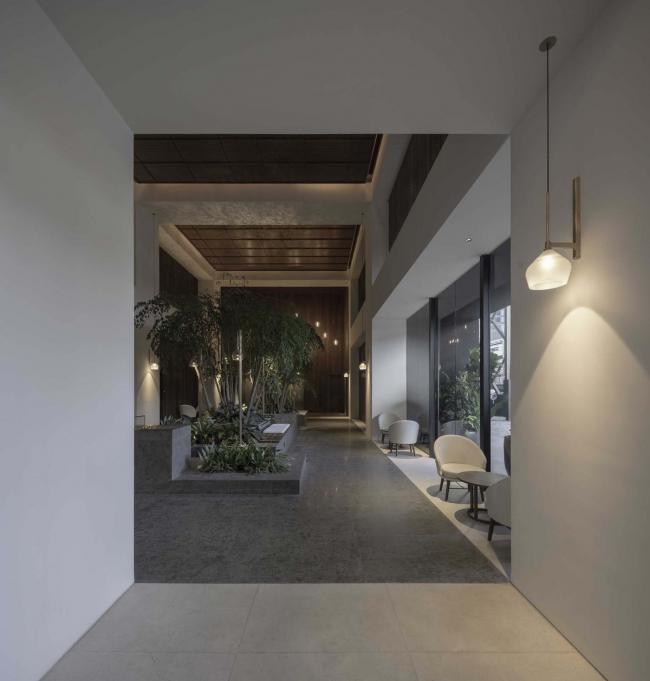 BIM建筑|吉隆坡阿丽拉孟沙酒店，内嵌的天井 / 如恩设计研讨室