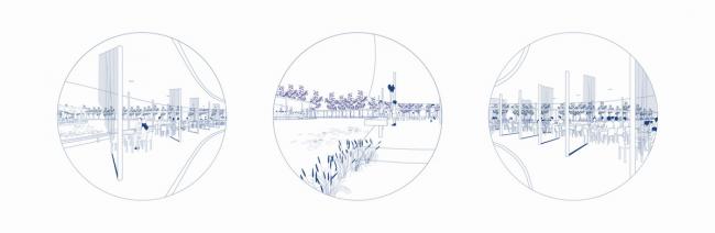 BIM建筑|云雾氤氲，丝带超脱：云镜 · 花圃暖锅餐厅 / 慕达建筑