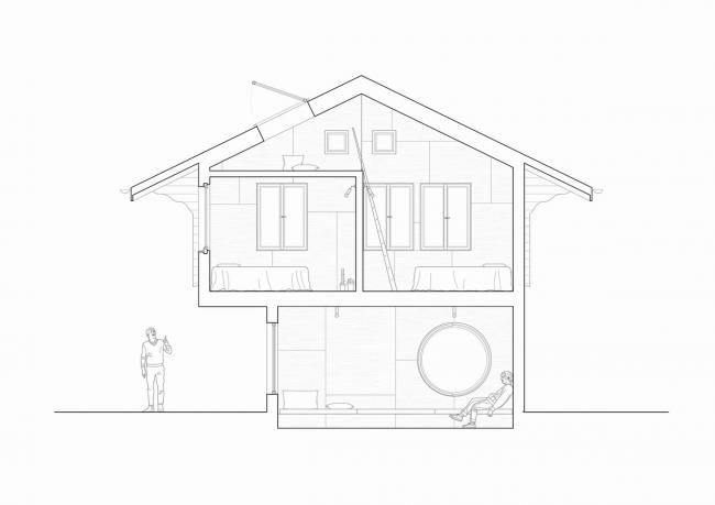 BIM建筑|巴雷特师长教师的家，“戏精版”空间设计 / Daniel Zamarbide