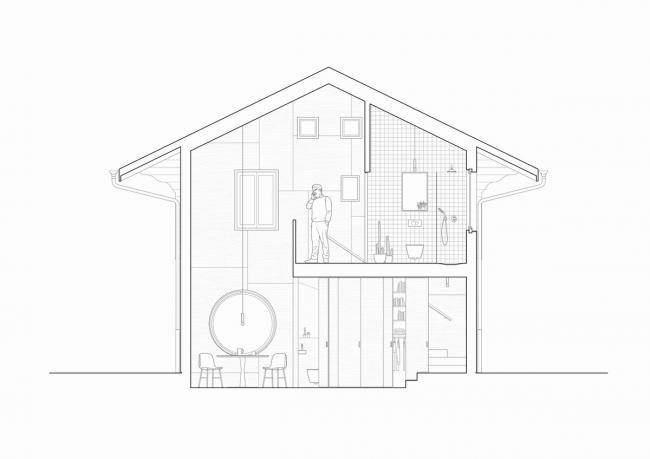 BIM建筑|巴雷特师长教师的家，“戏精版”空间设计 / Daniel Zamarbide