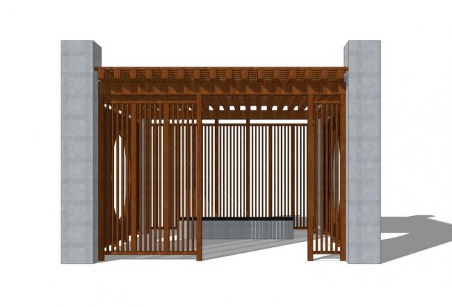 Sketchup小品模型|凉亭，亭子，景观亭，新中式风格