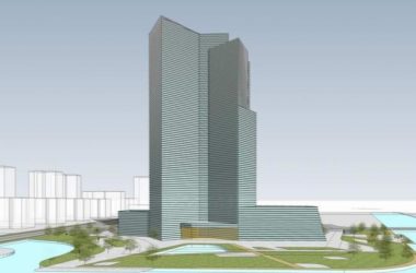 Sketchup办公模型|高层办公楼，现代风格-BIM建筑网