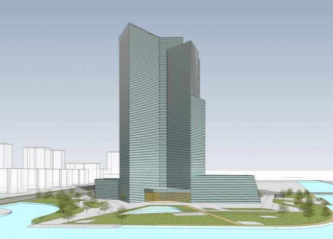 Sketchup办公模型|高层办公楼，现代风格