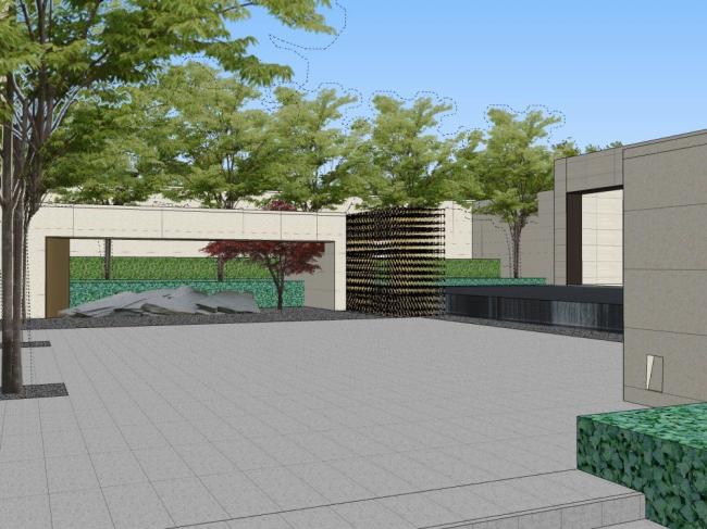 Sketchup商业模型|售楼处，商业建筑，现代风格