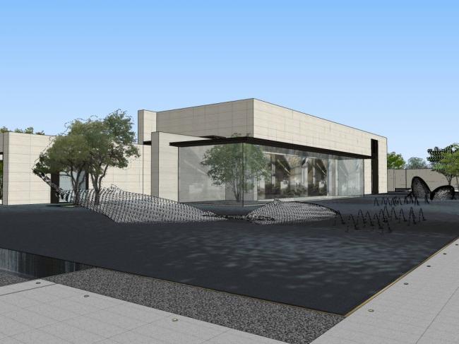 Sketchup商业模型|售楼处，商业建筑，现代风格