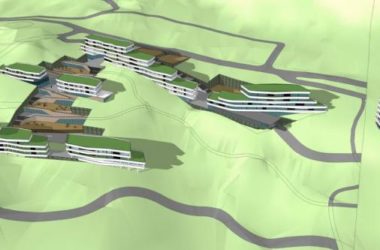 Sketchup酒店模型|山地酒店，民宿， 现代风格-BIM建筑网