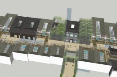 Sketchup商业模型|商业街，新中式风格-BIM建筑网