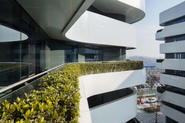 BIM建筑|宛若柔柔翻腾的海浪：天筠产业办公组团 / 第一实践建筑设计