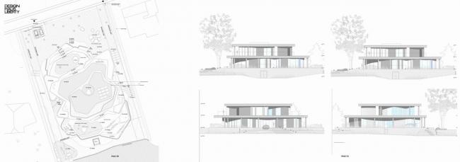 BIM建筑|湖边绽开的白色花瓣：意年夜利滨湖度假屋 / Design Haus Liberty