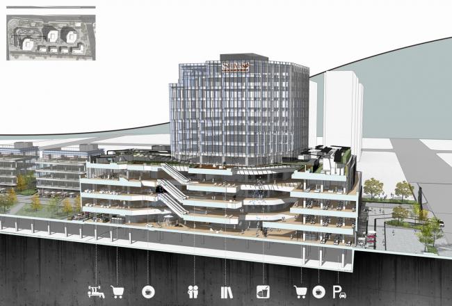 BIM建筑|城市共生空间——南京世茂智汇园 & 52+Mini Mall / 成执设计