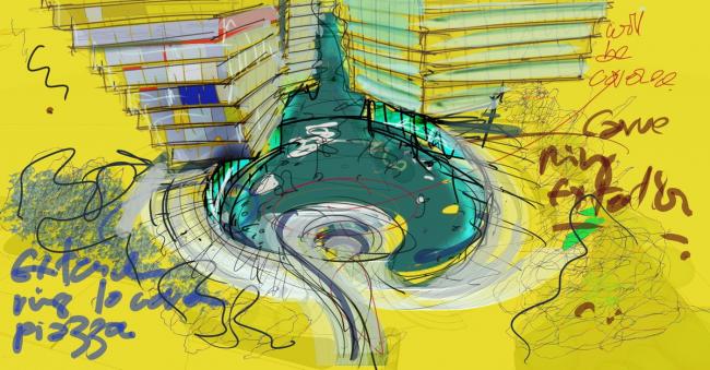 BIM建筑|倒置的冰山：ToHA 办公楼 / Ron Arad Architects