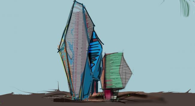 BIM建筑|倒置的冰山：ToHA 办公楼 / Ron Arad Architects