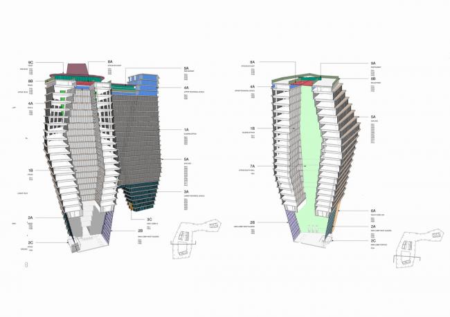 BIM建筑|倒置的冰山：ToHA 办公楼 / Ron Arad Architects