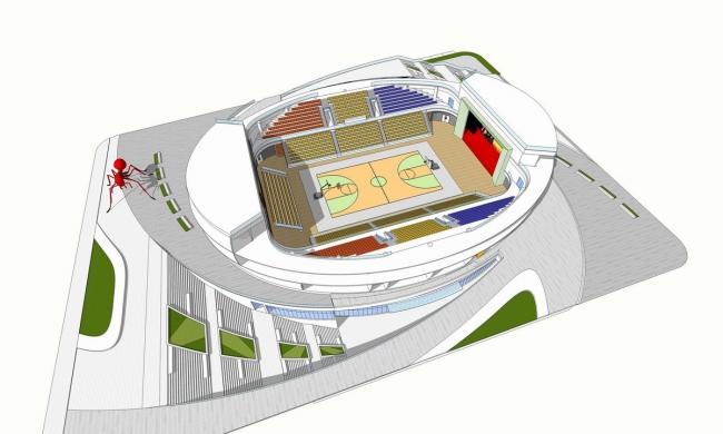 BIM建筑|北京建筑年夜学年夜兴校区体育馆 / 北京建工建筑设计研讨院