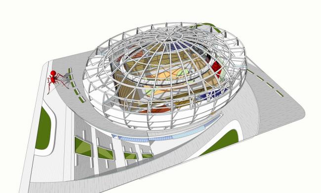 BIM建筑|北京建筑年夜学年夜兴校区体育馆 / 北京建工建筑设计研讨院