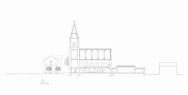 BIM建筑|稳重素净，重塑古典主义：德国科尔***教堂 / VON M