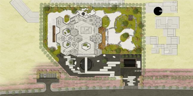 BIM建筑|朔方野奢，明心菩提：拉唯那体验中间 / PTA上海柏涛