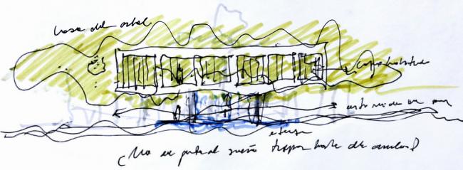 BIM建筑|与年夜树枝桠握手，混凝土打造的朴实之家 / Estudio Botteri-Connell