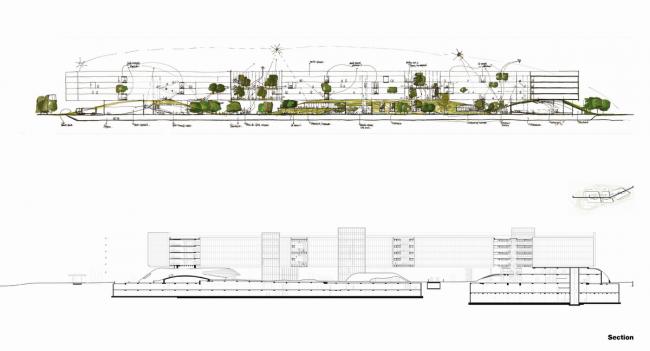 BIM建筑|轻轻“躺”在山丘上的玻璃盒子：加兰蒂银行科技园区 / ERA Architects