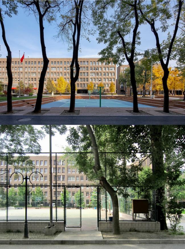 BIM建筑|重讲校园故事——北年夜附中本校及向阳将来黉舍两校园景不雅改革 / Crossboundaries