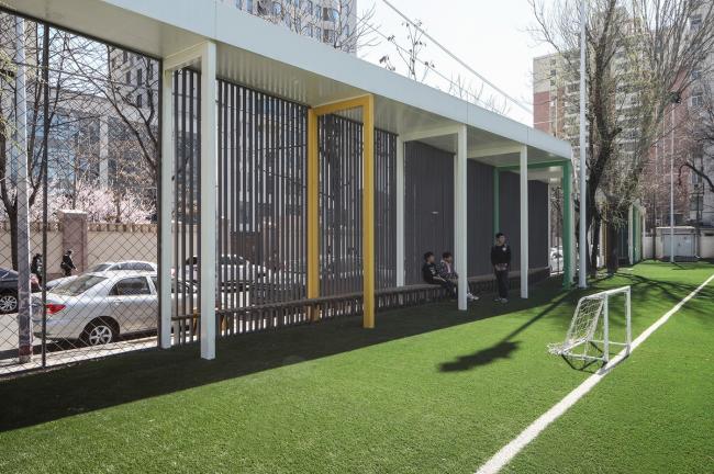 BIM建筑|重讲校园故事——北年夜附中本校及向阳将来黉舍两校园景不雅改革 / Crossboundaries